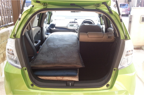 HONDA FIT & Car Camping Air matress