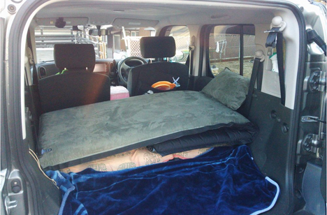 NISSAN CUBE & Car Camping Air matress