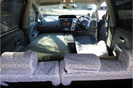 TOYOTA PRIUS V& Car Camping Air matress